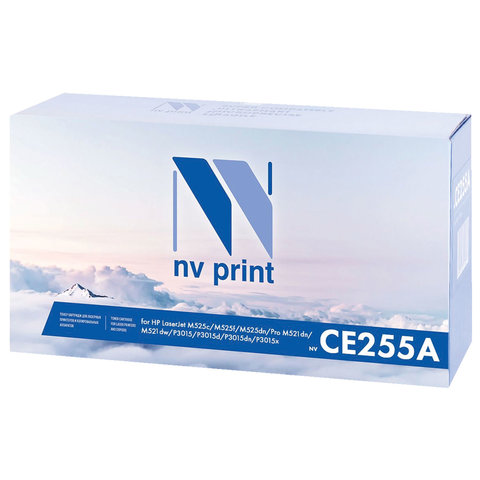 Картридж лазерный NV PRINT (NV-CE255A) для HP LJ M525dn/525f/M521dw/521dn, ресурс 6000 страниц