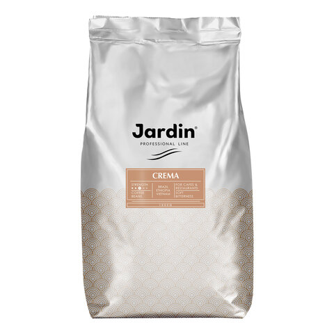 Кофе в зернах JARDIN (Жардин) "Crema", натуральный, 1000 г, вакуумная упаковка, 0846-08