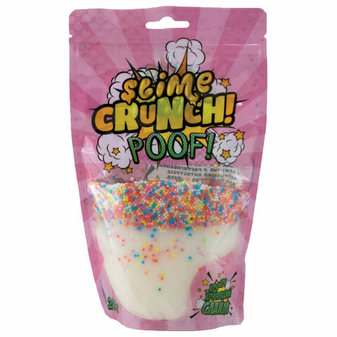 Слайм (лизун) "Crunch Slime. Poof", с ароматом манго, 200 г, ВОЛШЕБНЫЙ МИР, S130-28