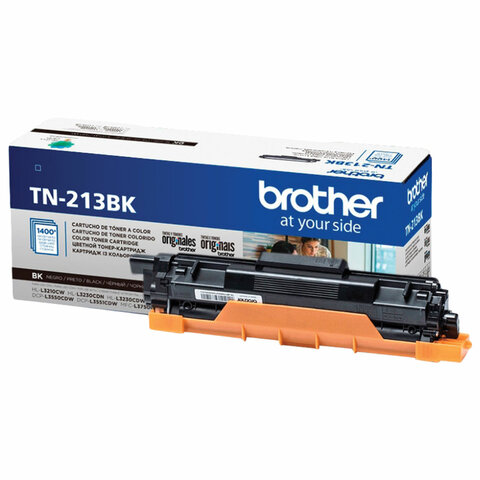 Картридж лазерный BROTHER (TN213BK) HLL3230CDW/DCPL3550CDW/MFCL3770CDW, черный, оригинальный, ресурс 1400 страниц