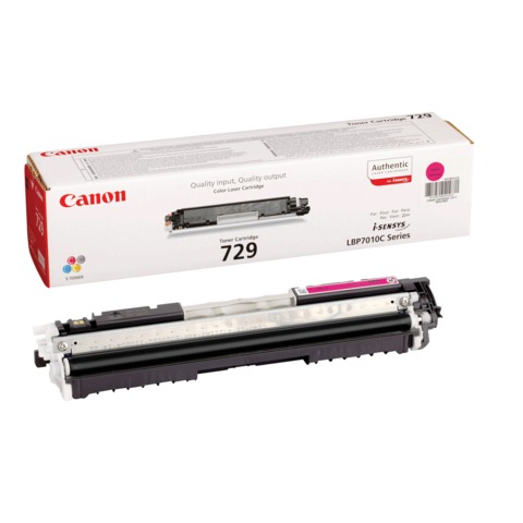 Картридж лазерный CANON (729M) LBP7010C/7018C, пурпурный, оригинальный, ресурс 1000 страниц, 4368b002