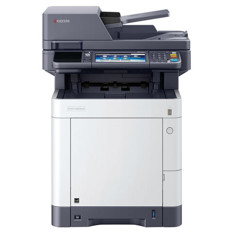 МФУ лазерное ЦВЕТНОЕ KYOCERA ECOSYS M6630cidn "4 в 1", А4, 30 стр./мин, 100 000 стр./мес., ДУПЛЕКС, АПД, сетевая карта, 1102TZ3NL1